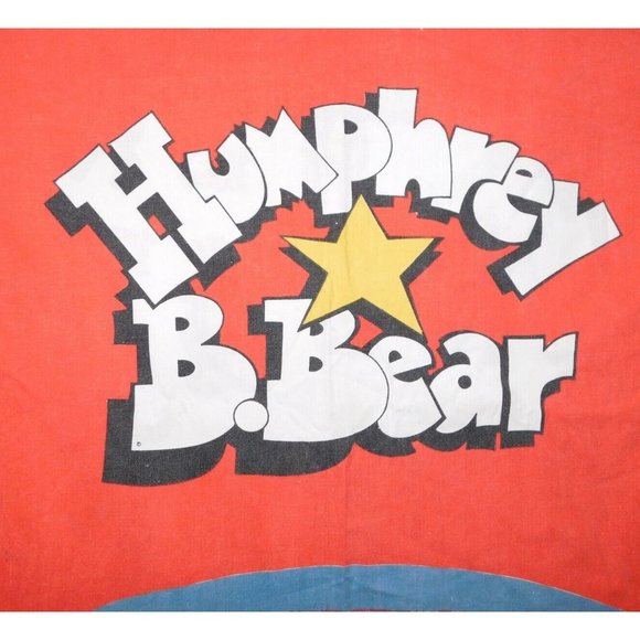 VTG 1990 Australia Kids TV HUMPHREY B BEAR Twin Reversible Duvet Cover - Picture 6 of 12